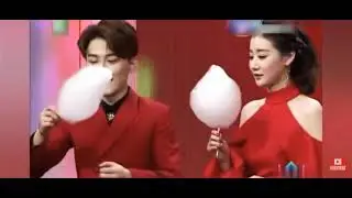 fastest cotton candy eating race 😂😂