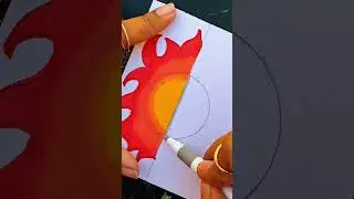 Art of contrast | Sun 🌞 Moon 🌙 #asmr #relaxing