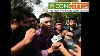 today ssc protest, halla bol, police ki dadagiri,