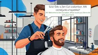 Barber & Customer Hungarian: Small Talk Practice
