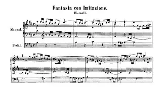 JS Bach: Fantasia and Imitation in B minor, BWV 563 - Michel Chapuis, 1965 - Telefunken BC 25098