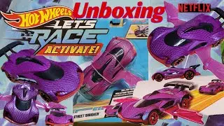 Unboxing Netflix Hot Wheels Let's Race Activate Street Shrieker #hotwheels #netflix #mattel