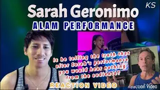 Sarah G - Alam Performance and Dead Silence? | Reaction Video