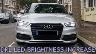 AUDI A3 2013 8V - УВЕЛИЧЕНИЕ ЯРКОСТИ СВЕТОДИОДОВ DRL