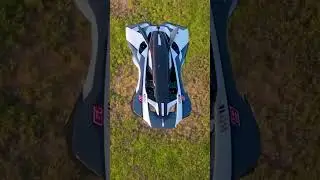 A supercar that can fly with hidden propulsion