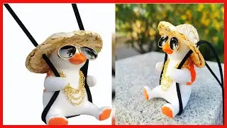 Swing Duck Car Ornament Add Charm and Safety to Your Ride