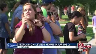 Two injured in house explosion in Lincoln