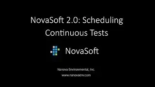 08 NovaSoft 2.0: Schedule Continuous Tests