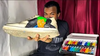 Day 30 , Shoes 👟 painting , Artist Gautam 
