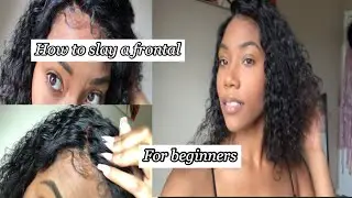 How to slay a lace frontal | for beginners