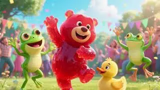 Gummy Giggle Makes a Wiggle English Nursery Rhyme Kids Songs
