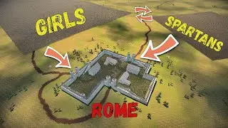 Battle Of 3 Armies: Spartans - Girl Warriors - Roman Generals - UEBS 2
