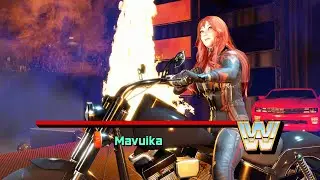 WWE 2K25 HoloForbidden Door GrayScaleX vs Mavuika & Emma Frost