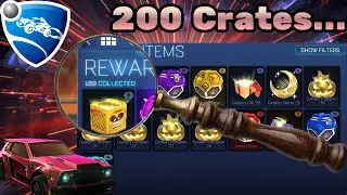 So I saved up 200 Rocket League crates...