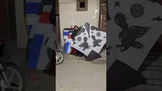 6 Tawa Big Kite | Pakistani Design        #viral #ytshorts