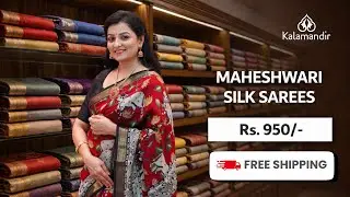 Maheshwari Silk Sarees | Sarees Online Shopping | Kalamandir Sarees