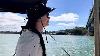Motoring under the Harbour Bridge