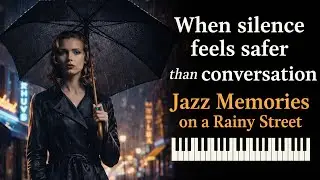 When silence feels safer than conversation | Jazz Memories on a Rainy Street