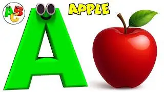 Learn The ABC Phonic Song with APPLE as Your First Lesson-ABC Songs, ABCD, Nursery Rhymes, Baby Song