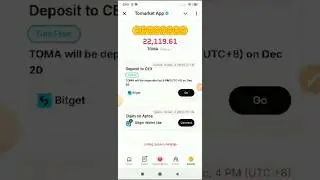 Tomarket coin Bitget withdraw process! BD Tomarket coin sell A to Z✔✔