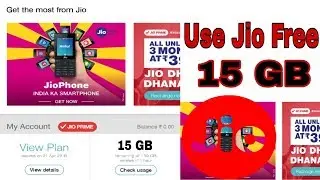 Use Free Jio 15 GB Data to every members. 0 Recharge