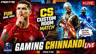 🔴 gaming chinnandi live 💯 தமிழ் பசங்க , free fire custom room match , free fire headshot videos 👍