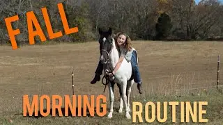 Equestrian Morning Routine | Fall 2022 | Poco The Pony