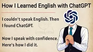 How I Learned English with ChatGPT || My Full Story from Zero to Fluent || Speak English Fluently 