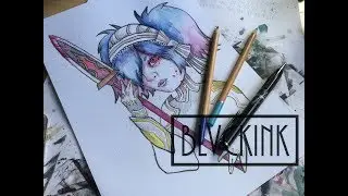 Fire Emblem Heroes Peri Speed Drawing - Pen and Ink | Blvckink