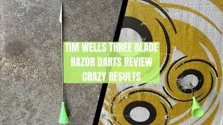 Tim Wells Slock Master Three Blade Razor Darts  Review, Crazy Precision , And Penetration!!!