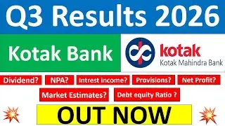 Kotak Mahindra Bank q3 results 2026 | Kotak Bank results today | Kotak Mahindra Bank Share News