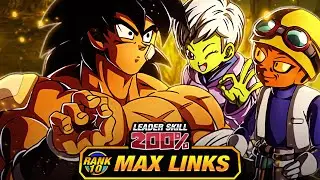 VERY BROKEN EZA!!! LEVEL 10 LINKS 100% EZA LR BROLY, CHEELAI & LEMO! (DBZ: Dokkan Battle)