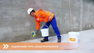 MasterSeal 525 Uygulaması- Esnek Su Yalıtım Malzemesi