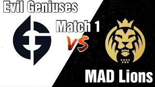 Day 6| EG VS MAD | Qualification Round 2022 World Championship | Evil Geniuses vs MAD Lions