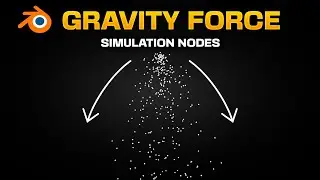 How to Add GRAVITY in Blender Simulation Nodes