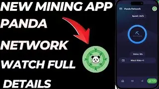 New Mining App || Panda Network Cloud Mining App ||  How to join Panda Network Mining App