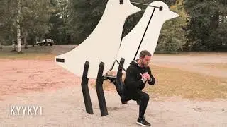 Gritbird outdoor workout exercises for advanced athletes