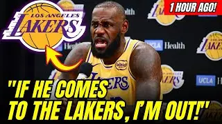 LEBRON Gives SHOCKING ULTIMATUM: If HE Joins THE LAKERS, Then I AM OUT! | lakers news
