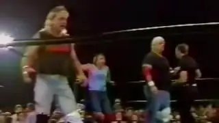 6 man Bunkhouse Stampede - NWA 9/86 - Rock & Roll Express/Dusty Rhodes vs Midnight Express/Big Bubba
