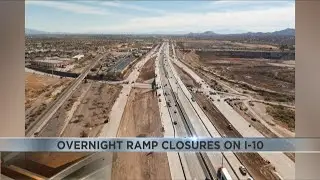 Drivers advised of nighttime I-10 lane closures in Tucson