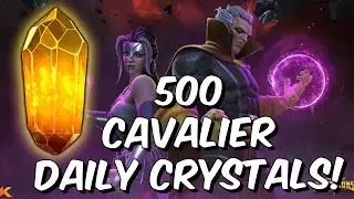 500x Daily Cavalier Crystals & Beta 6 Star Crystal Opening! - Marvel Contest of Champions
