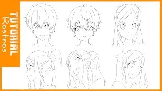 TUTORIAL DE DIBUJO #1 /Como dibujar rostros estilo anime