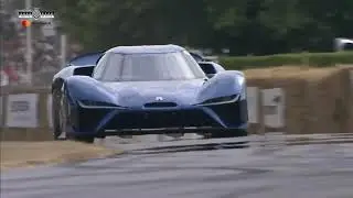 Watch the Nio EP9 Charge Up The Goodwood Hill Climb