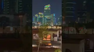 Doha High Rise Buildings - View From Qatar Expo 2023 #shorts