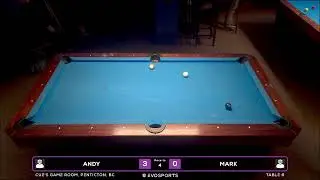 ANDY vs MARK - CUE'S GAME ROOM - TABLE 6 | EvoSports