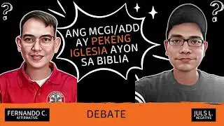 Bro Fernando B. Camacho Jr. (SDA) vs Juls Lucban (MCGI)