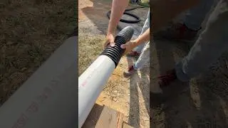 How To Connect Corrugated Pipe To Schedule 40 PVC