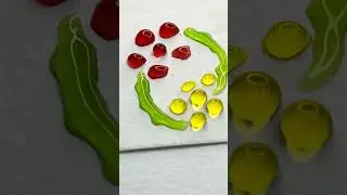 Satisfying video /colour mixing video /water drop video