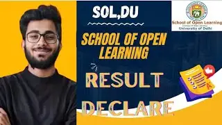 Sol 1st semester results declare admission 2022 | Nov-Dec exams How to download 1st semester result