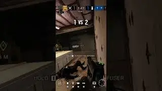 1v3 pistol noscope clutch #noscopeking #rainbowsixsiege #r6siege #gaming #funny